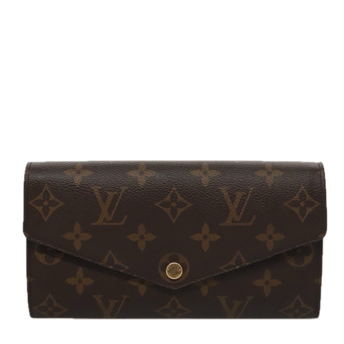 LOUIS VUITTON Monogram Portefeuille Sarah Long Wallet M61734 LV am7453