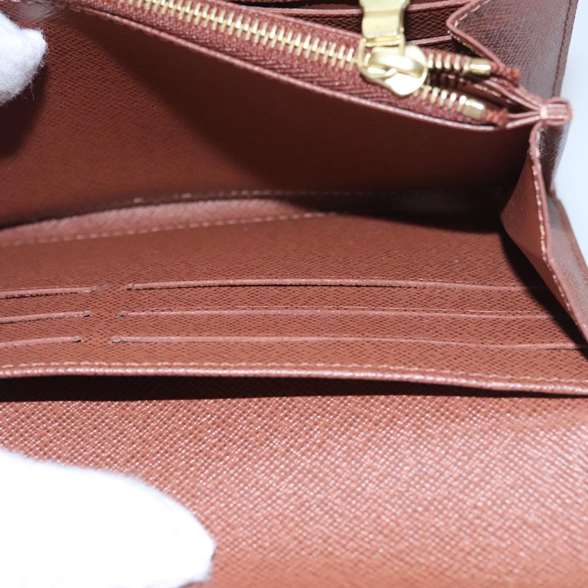 LOUIS VUITTON Monogram Portefeuille Sarah Long Wallet M61734 LV am7453