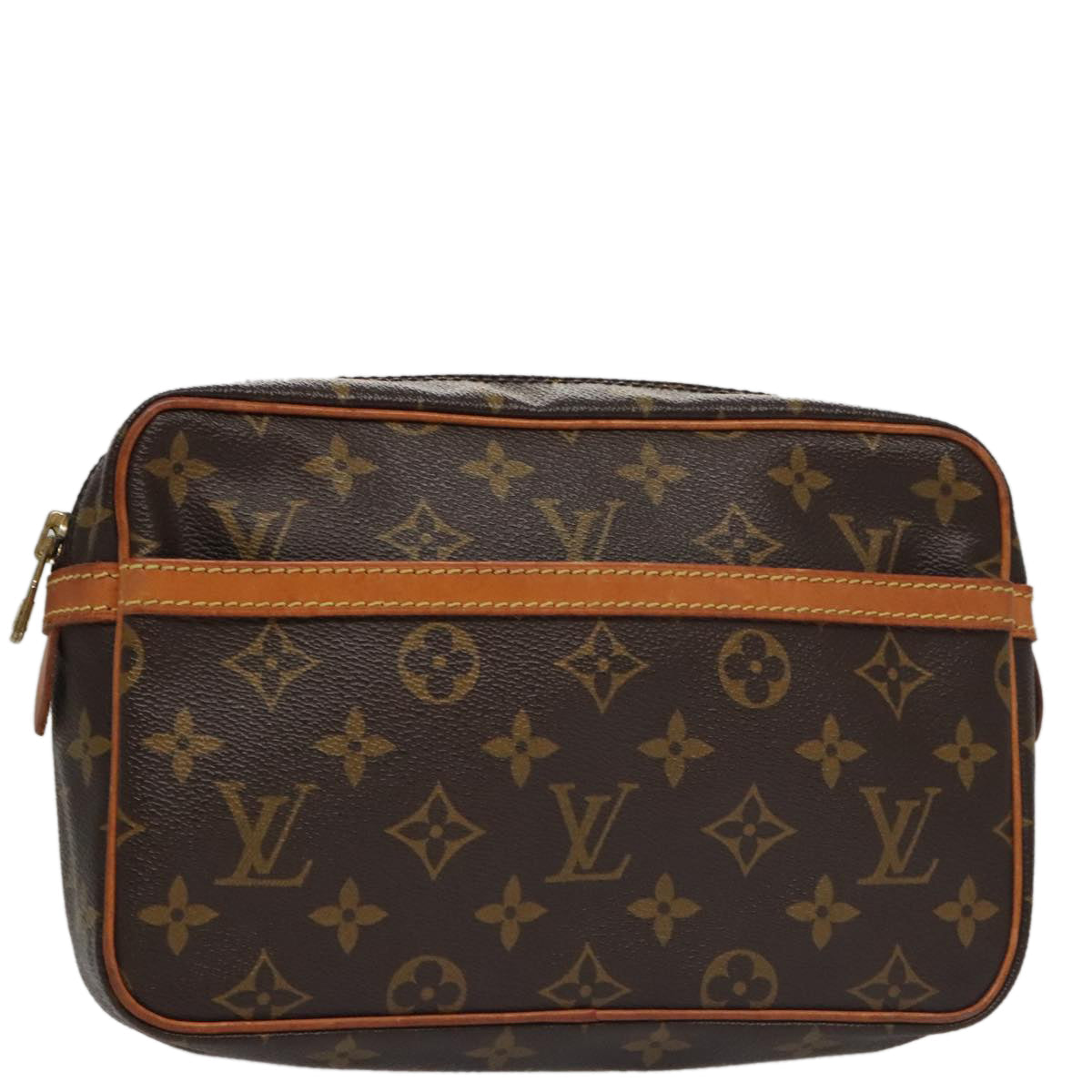 LOUIS VUITTON Monogram Compiegne 23 Clutch Bag M51847 LV am7496