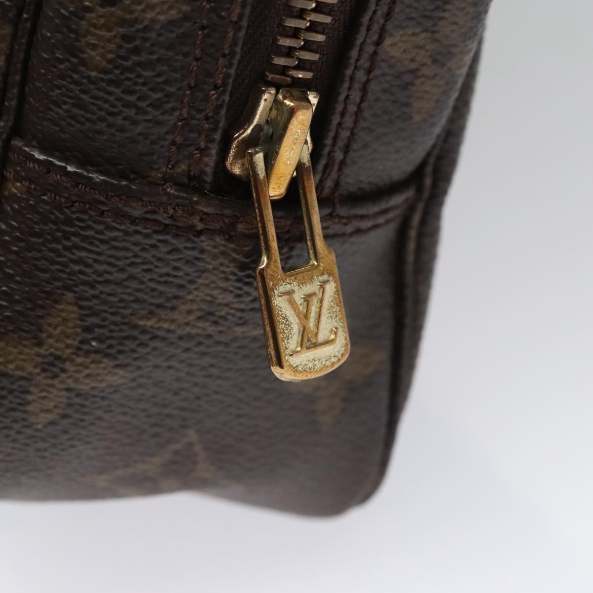 LOUIS VUITTON Monogram Trousse Toilette 23 Clutch Bag M47524 LV am7497