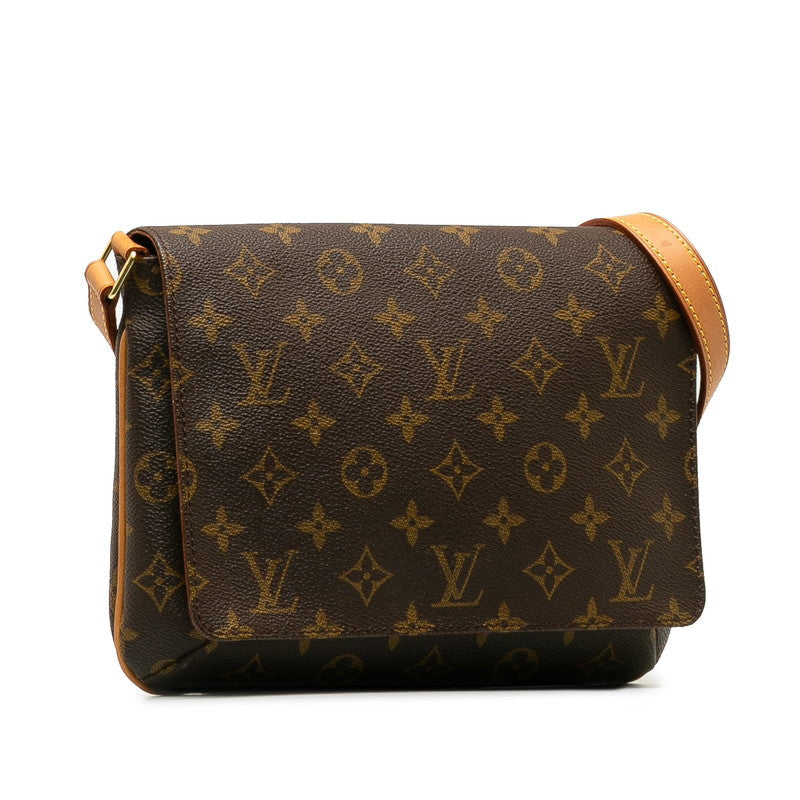 Louis Vuitton Monogram Musette Tango Short Shoulder Bag M51257 Brown