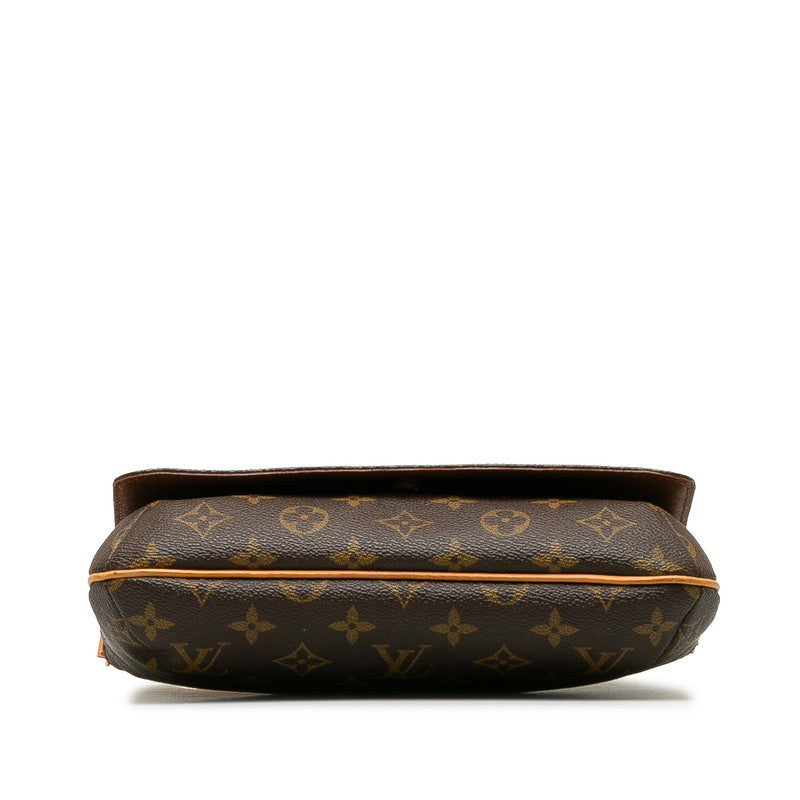 Louis Vuitton Monogram Musette Tango Short Shoulder Bag M51257 Brown