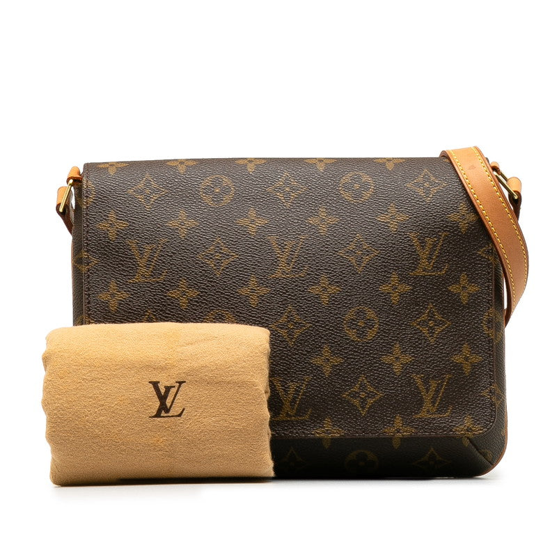 Louis Vuitton Monogram Musette Tango Short Shoulder Bag M51257 Brown