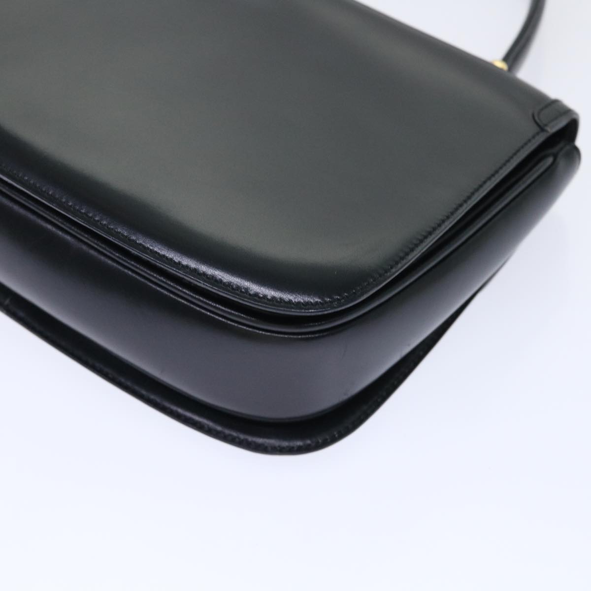 GUCCI Hand Bag Leather Black ar10018B