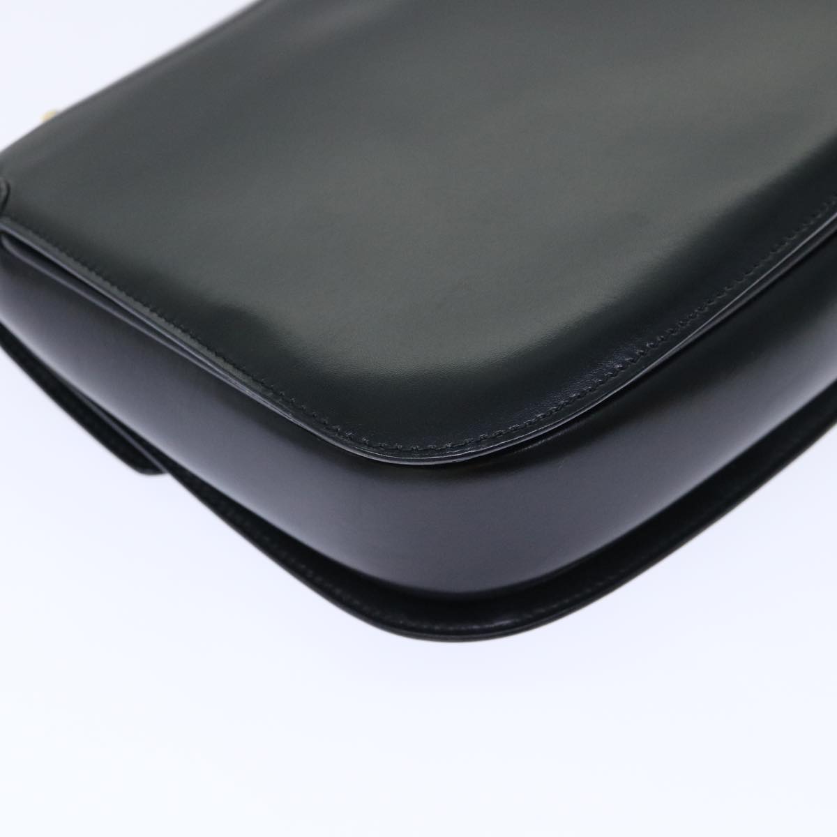 GUCCI Hand Bag Leather Black ar10018B