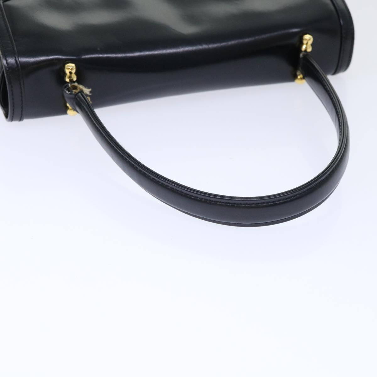 GUCCI Hand Bag Leather Black ar10018B