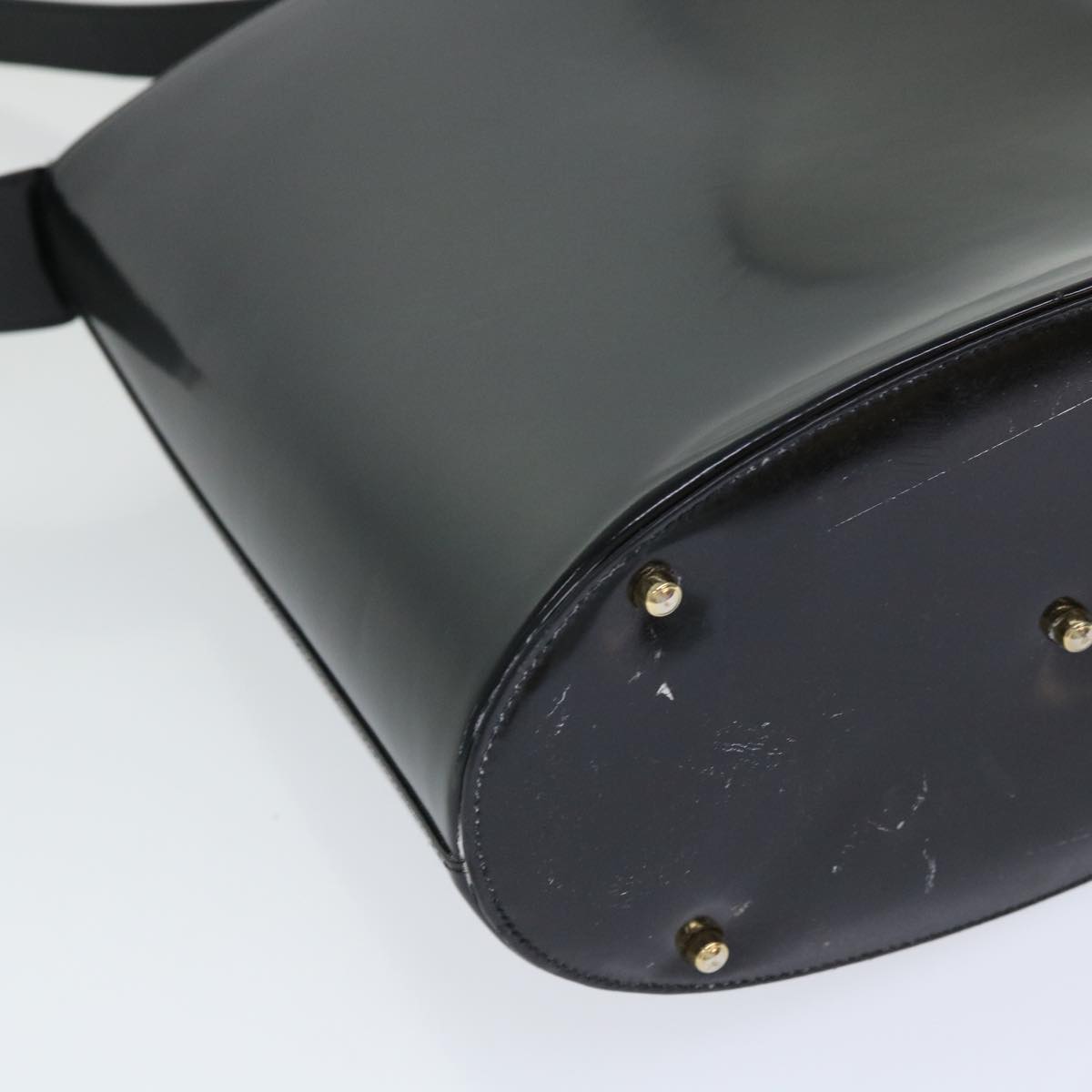GUCCI Shoulder Bag Patent leather Black ar10026B