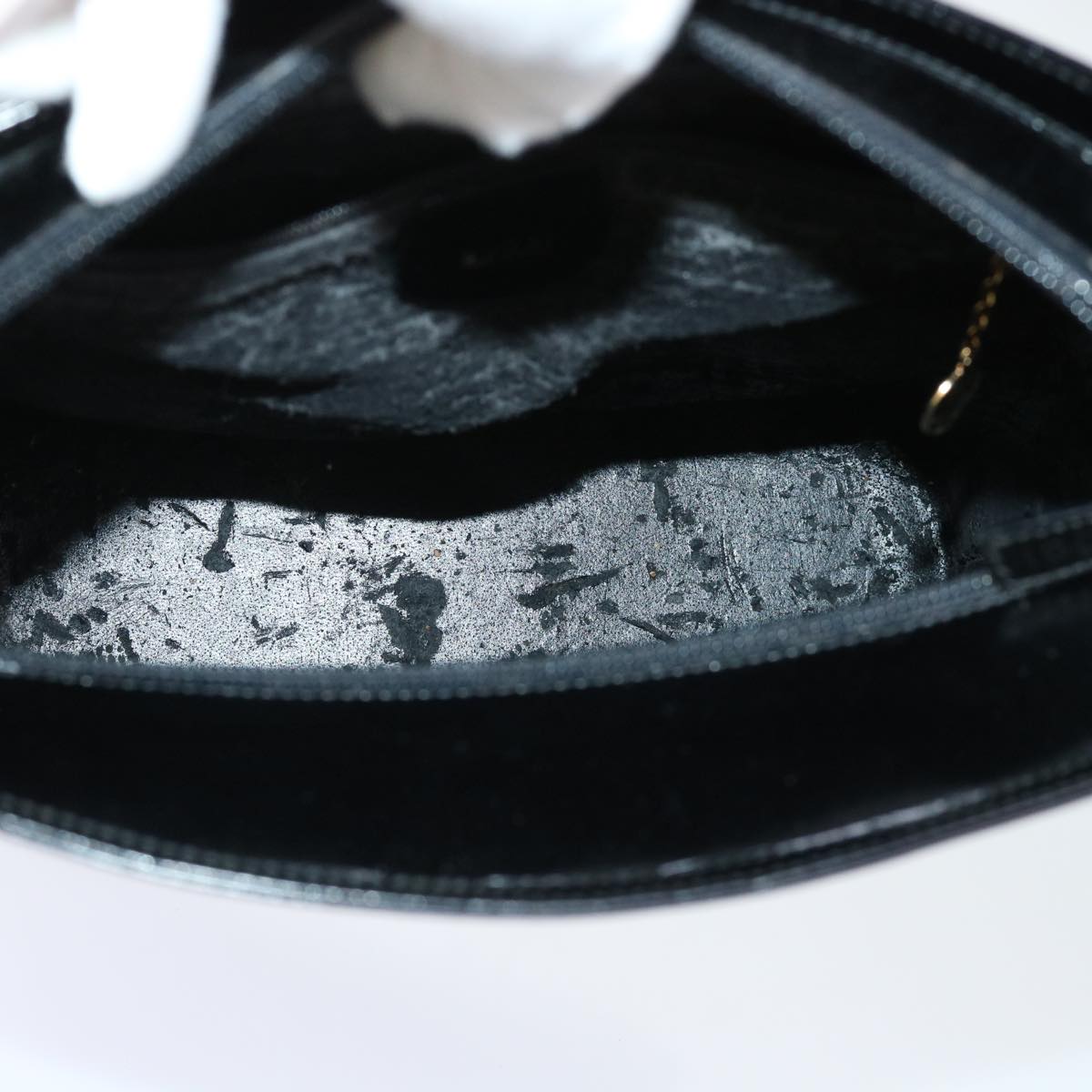 GUCCI Shoulder Bag Patent leather Black ar10026B