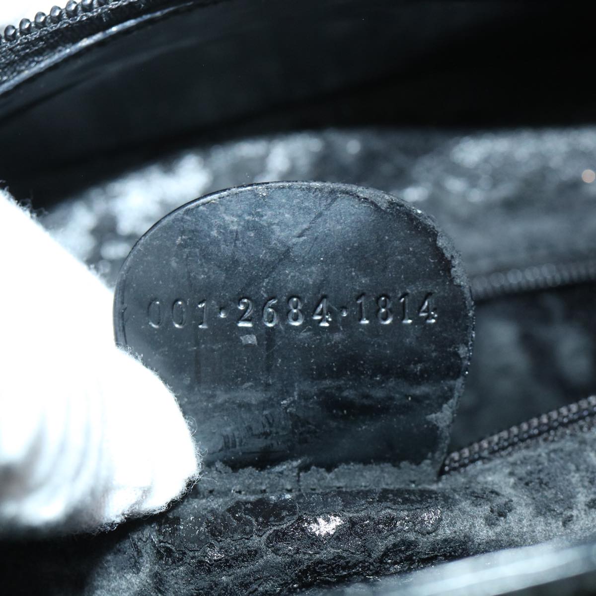 GUCCI Shoulder Bag Patent leather Black ar10026B