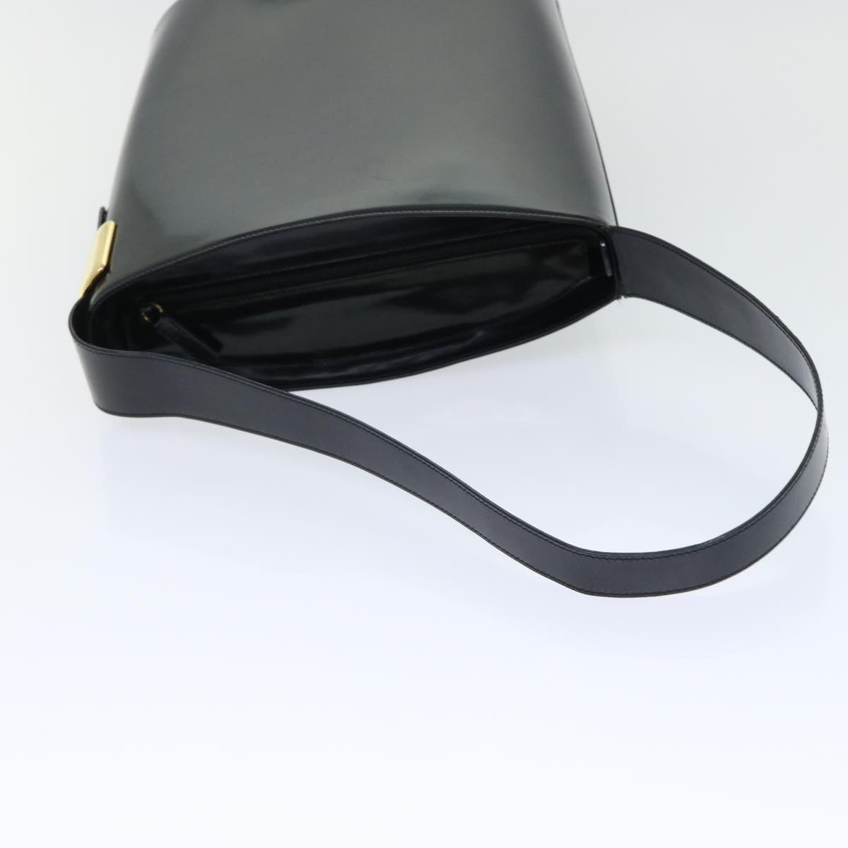 GUCCI Shoulder Bag Patent leather Black ar10026B