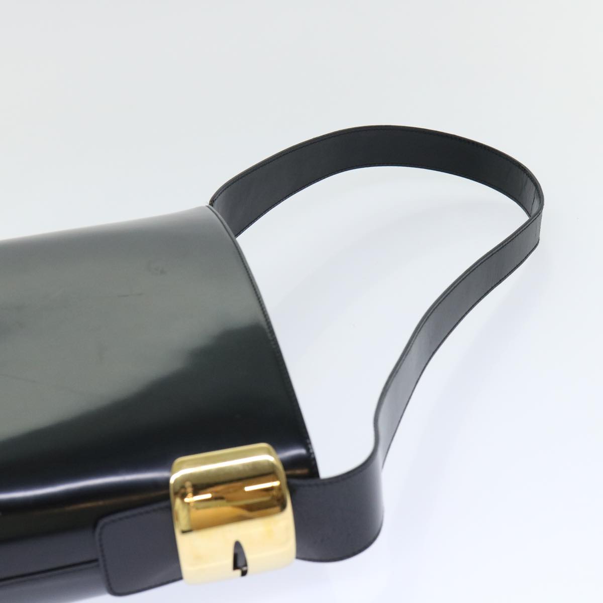 GUCCI Shoulder Bag Patent leather Black ar10026B