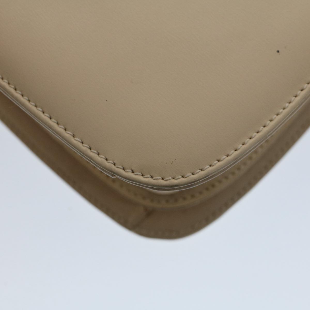 GUCCI Shoulder Bag Leather Beige ar10049B