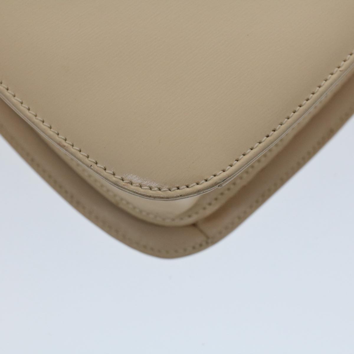 GUCCI Shoulder Bag Leather Beige ar10049B
