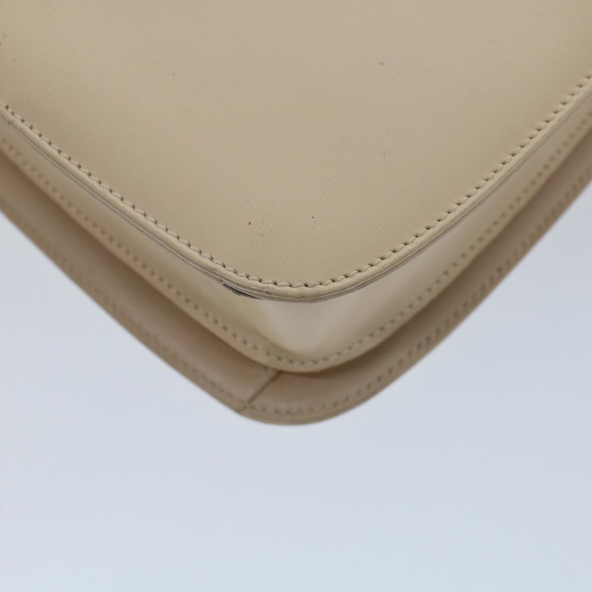 GUCCI Shoulder Bag Leather Beige ar10049B