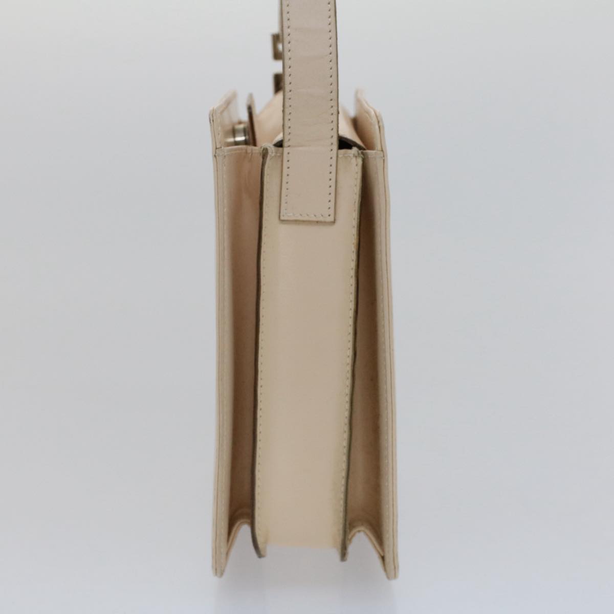 GUCCI Shoulder Bag Leather Beige ar10049B