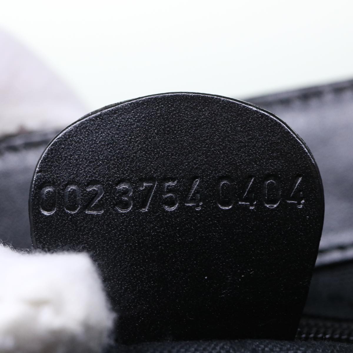 GUCCI Tote Bag Nylon Leather Black 00237540404 ar10076