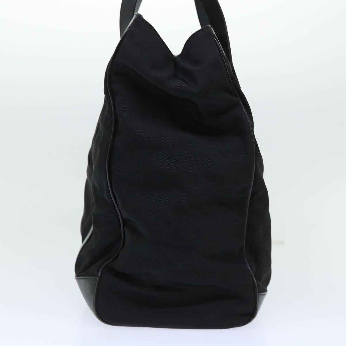 GUCCI Tote Bag Nylon Leather Black 00237540404 ar10076
