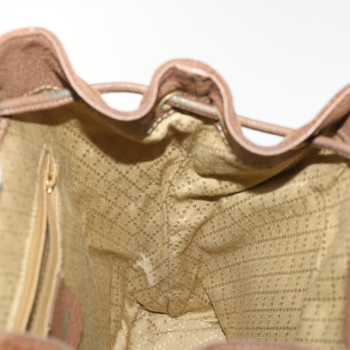 GUCCI Bamboo Backpack Suede Brown ar10105