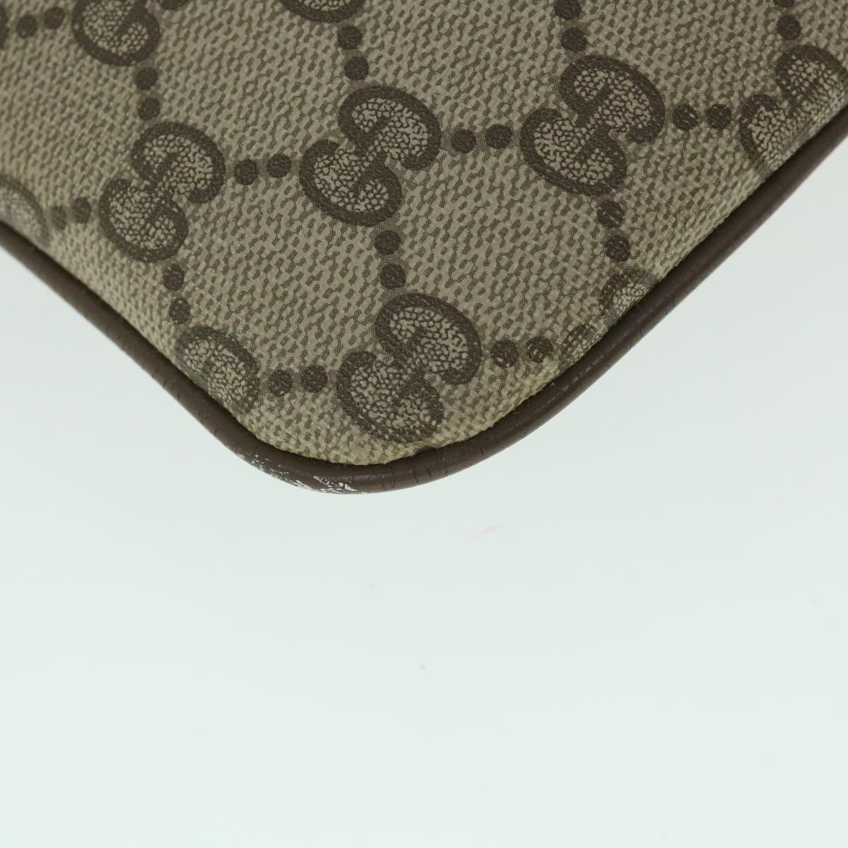 GUCCI GG Canvas Web Sherry Line Shoulder Bag Beige Red 904 02 047 ar10172