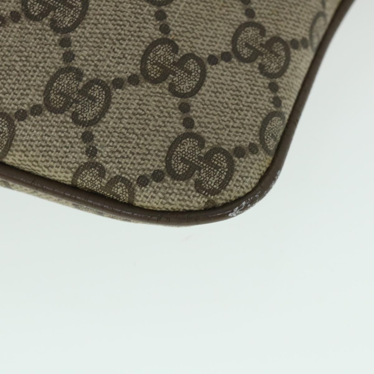 GUCCI GG Canvas Web Sherry Line Shoulder Bag Beige Red 904 02 047 ar10172