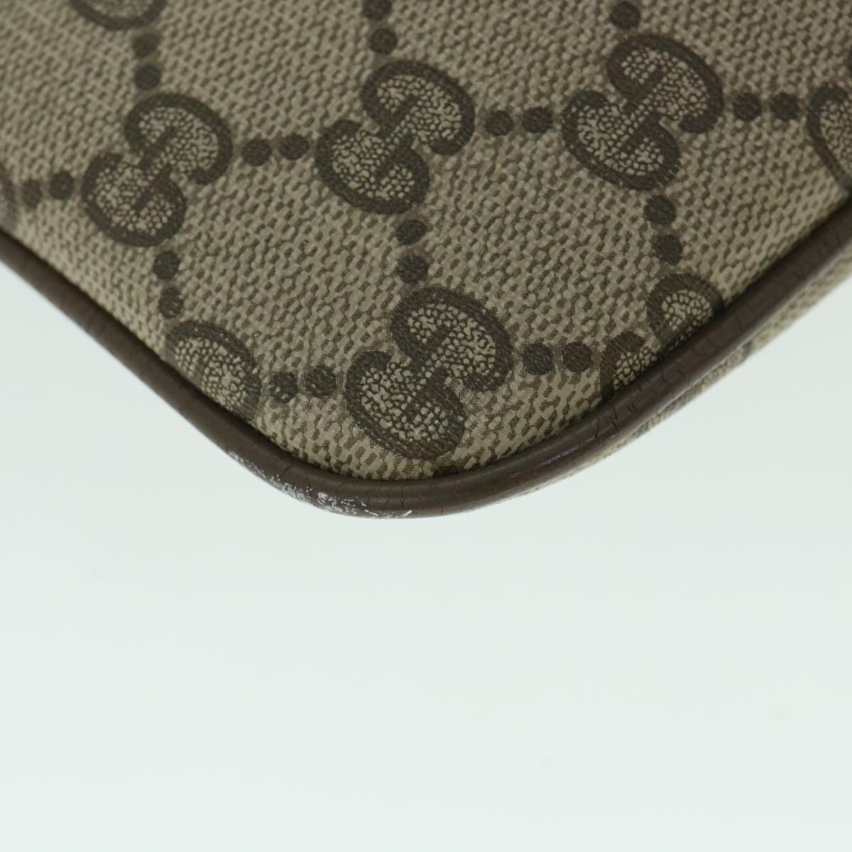 GUCCI GG Canvas Web Sherry Line Shoulder Bag Beige Red 904 02 047 ar10172