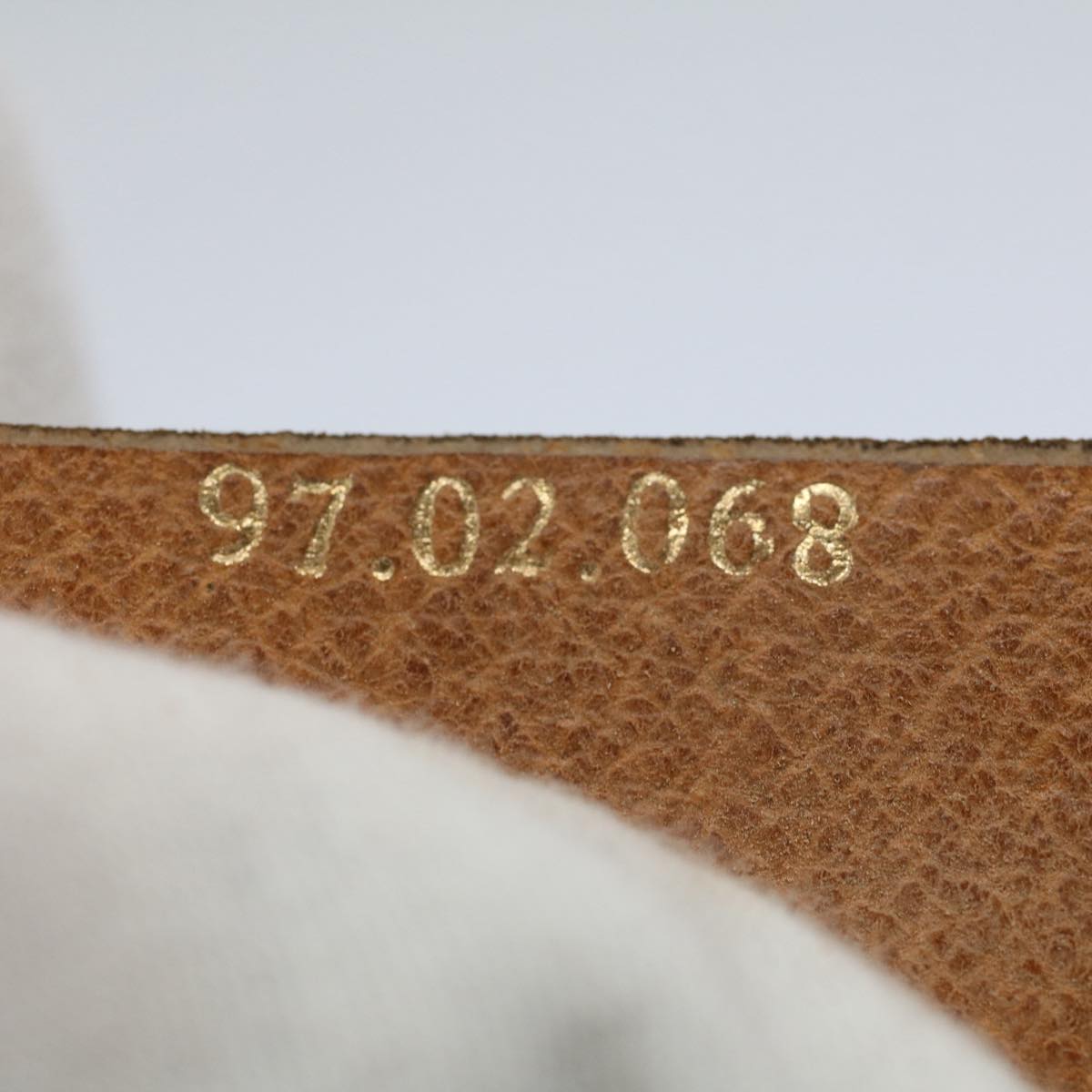 GUCCI Micro GG Canvas Shoulder Bag PVC Leather Beige 97.02.068 ar10210