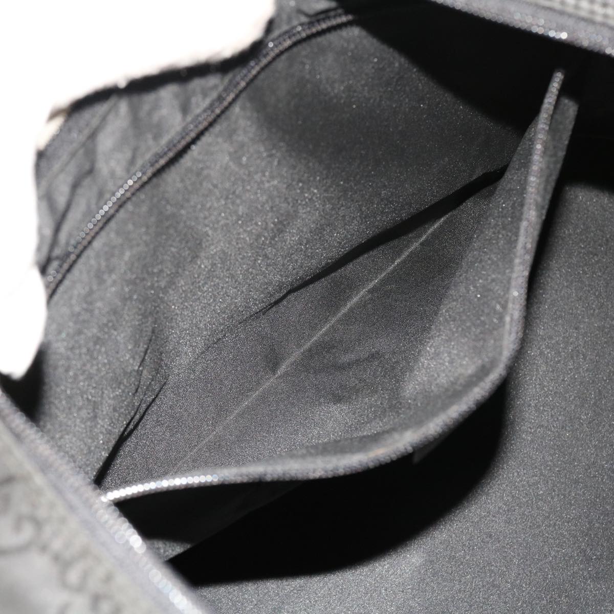GUCCI GG Canvas Shoulder Bag Nylon Black ar10247