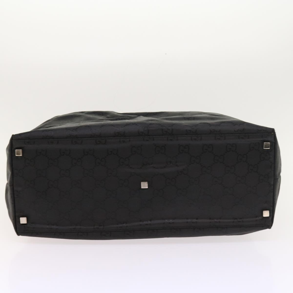 GUCCI GG Canvas Shoulder Bag Nylon Black ar10247