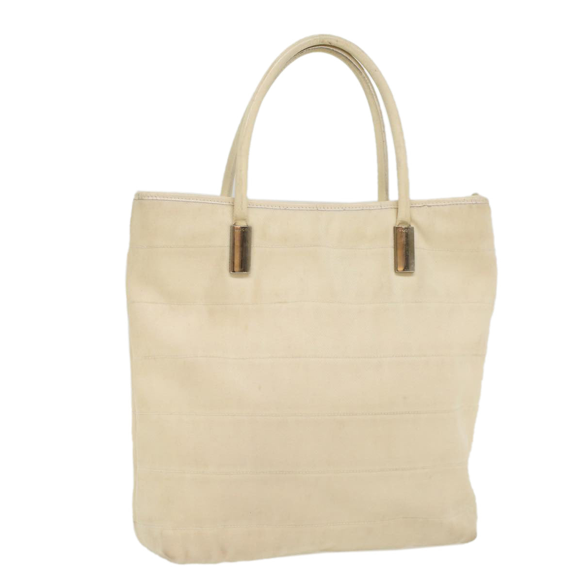 GUCCI Tote Bag Nylon White 002 2123 0458 ar10405