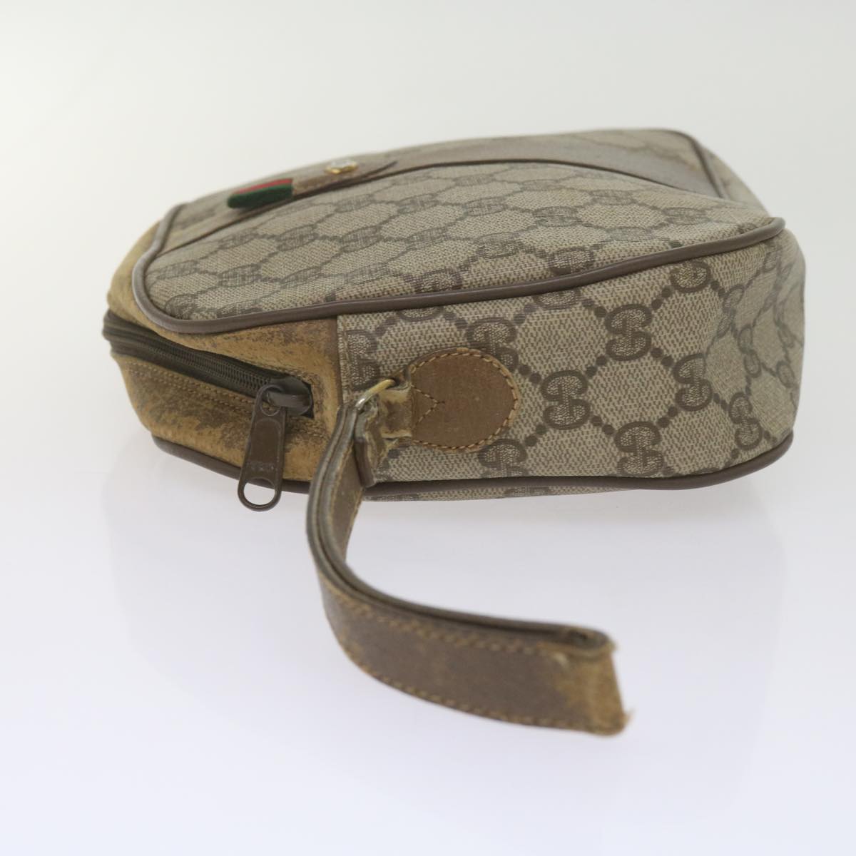 GUCCI GG Canvas Web Sherry Line Shoulder Bag 3Set Beige ar10786