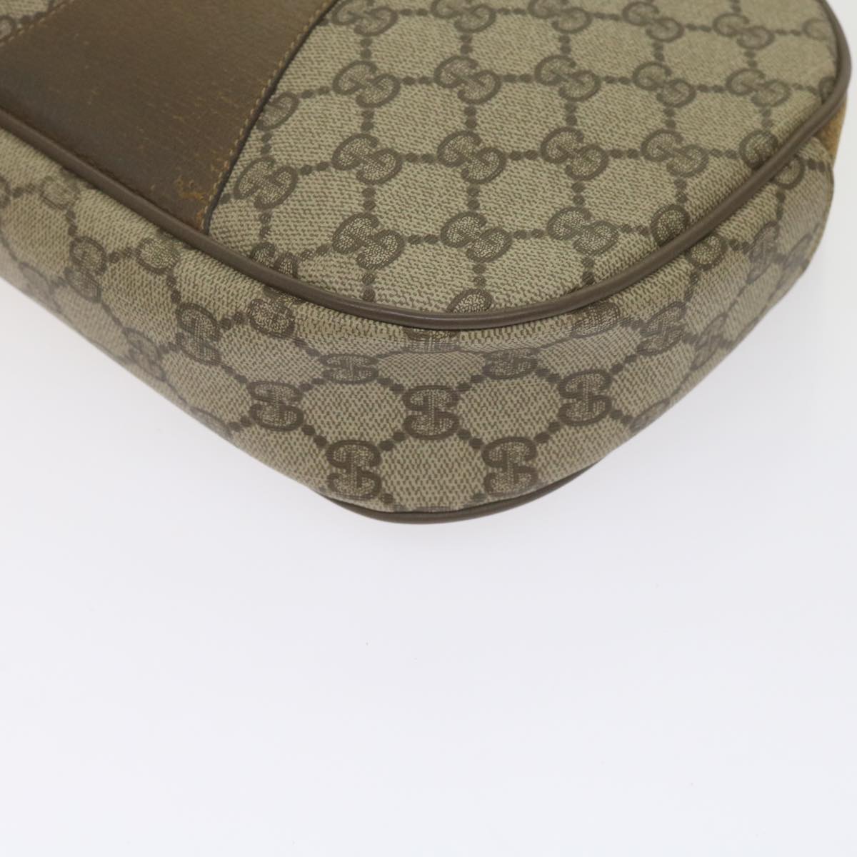 GUCCI GG Canvas Web Sherry Line Shoulder Bag 3Set Beige ar10786