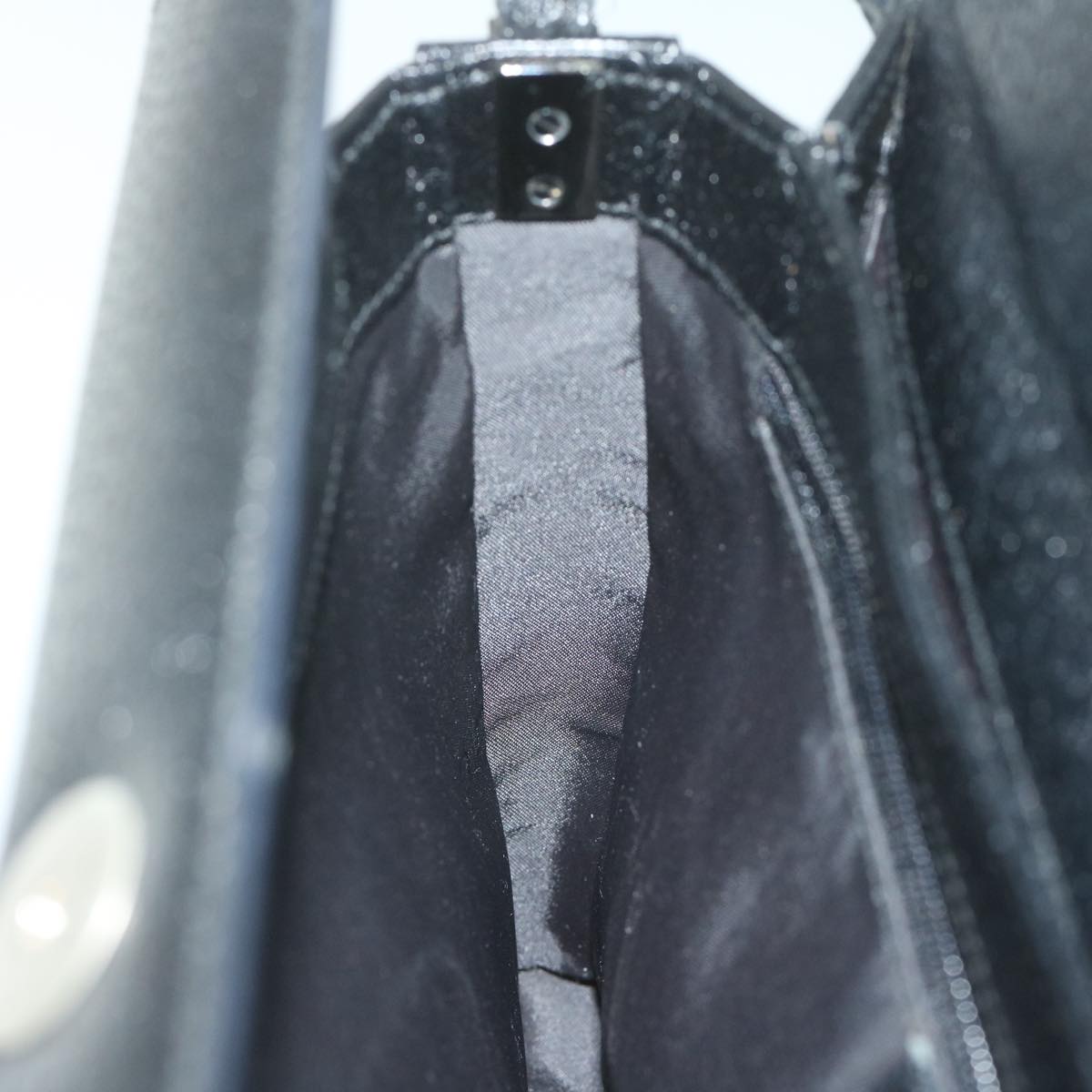 GUCCI Shoulder Bag Leather Black ar11004
