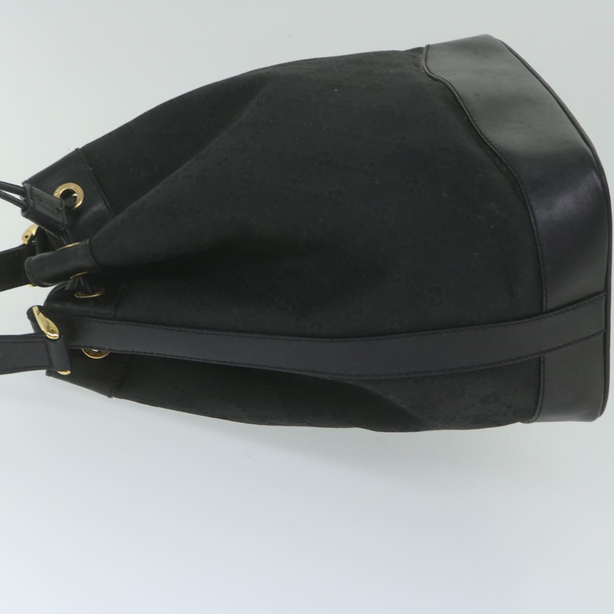 GUCCI GG Canvas Shoulder Bag Black 001 2854 1627 ar11015
