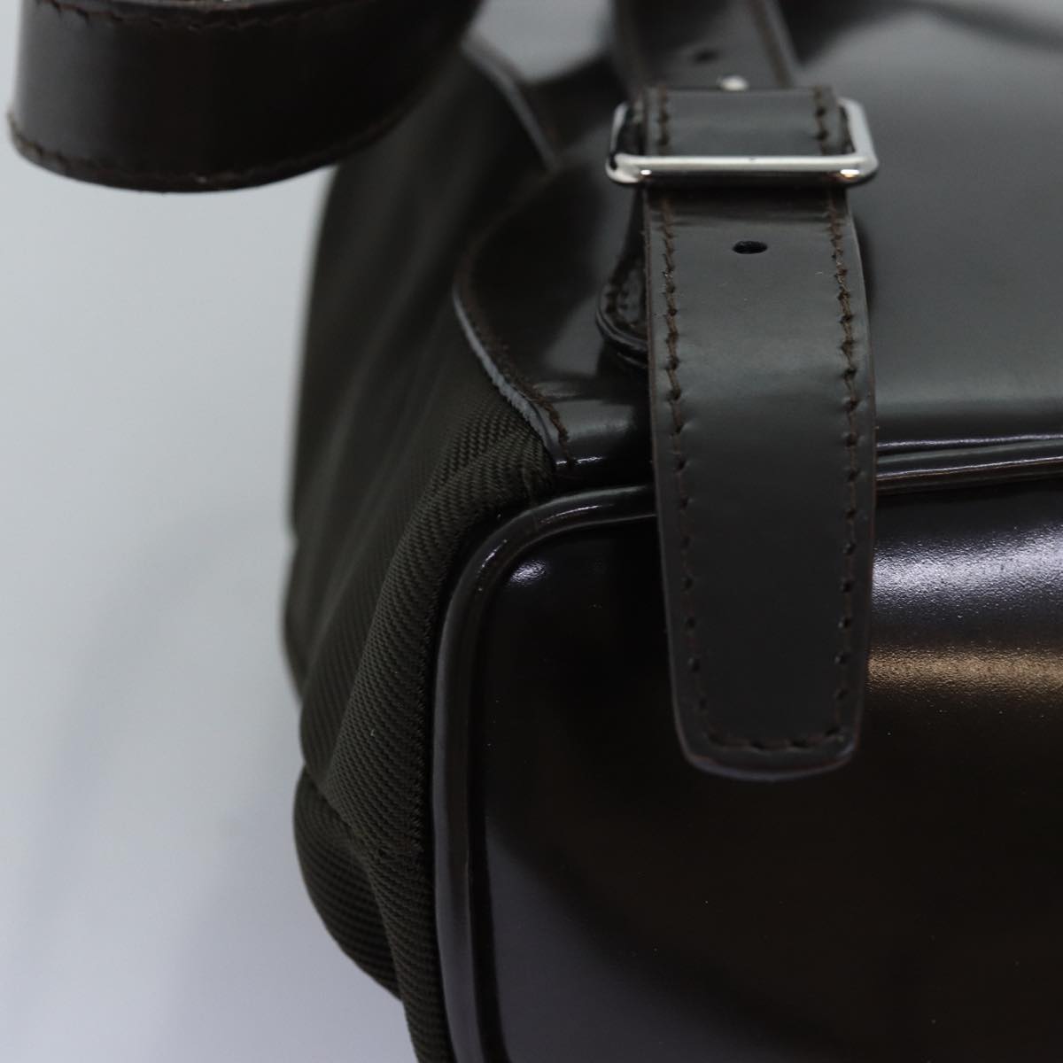 GUCCI Bamboo Backpack Nylon Brown 003 1998 0030 ar11716