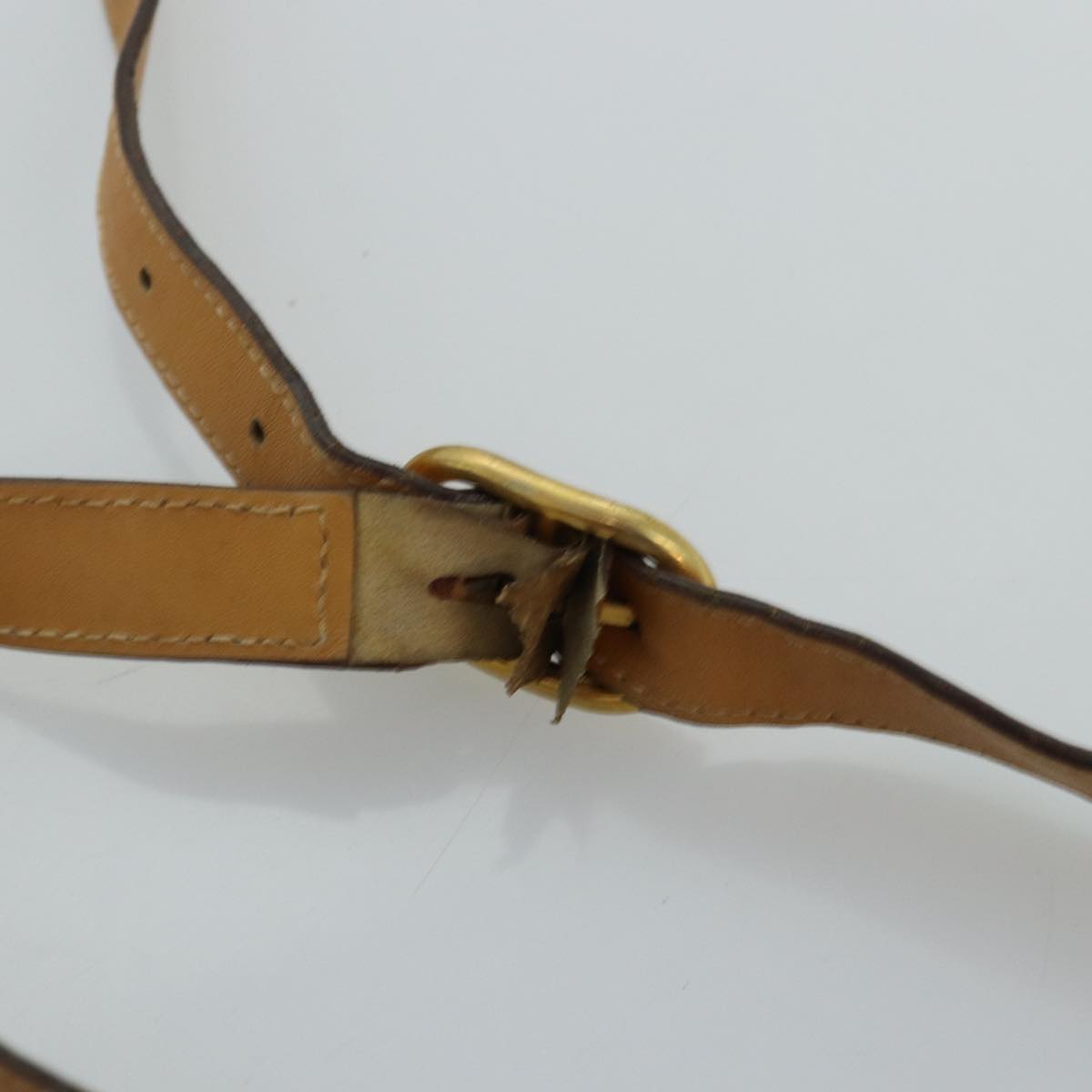 GUCCI Micro GG Supreme Shoulder Bag PVC Beige ar11825