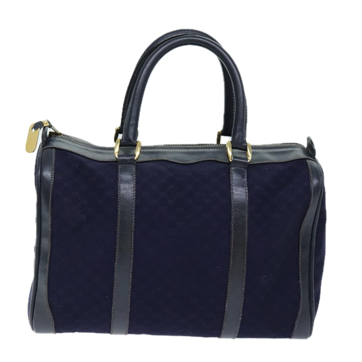 GUCCI Micro GG Canvas Boston Bag Blue ar11842