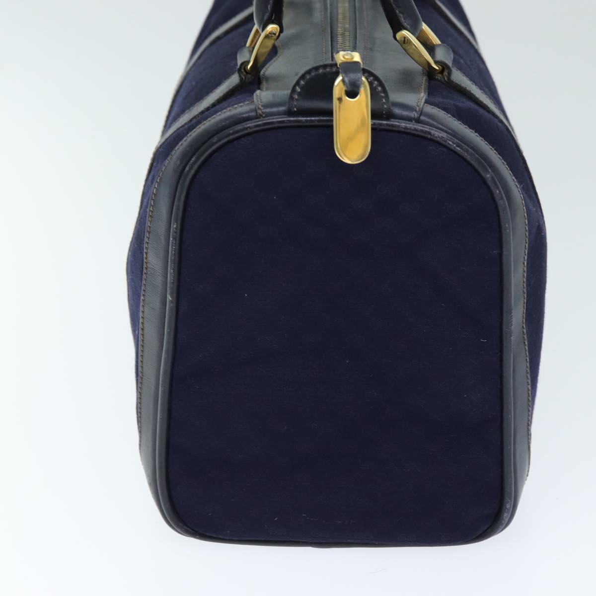 GUCCI Micro GG Canvas Boston Bag Blue ar11842