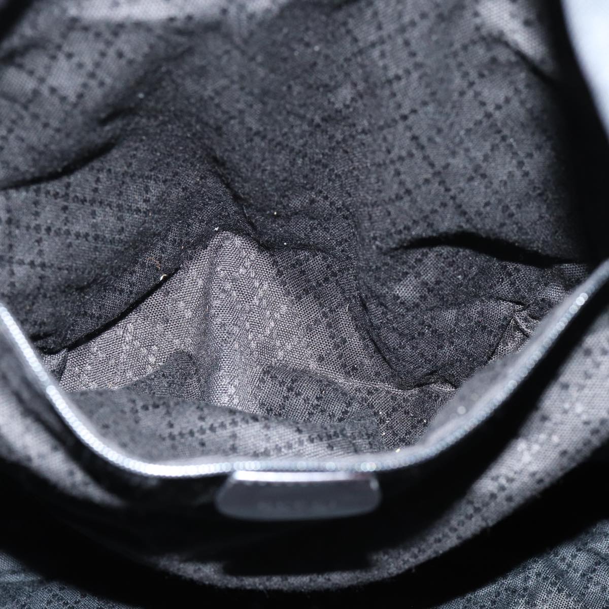 GUCCI Bamboo Hand Bag Nylon Gray 002 2854 0412 5 ar11843