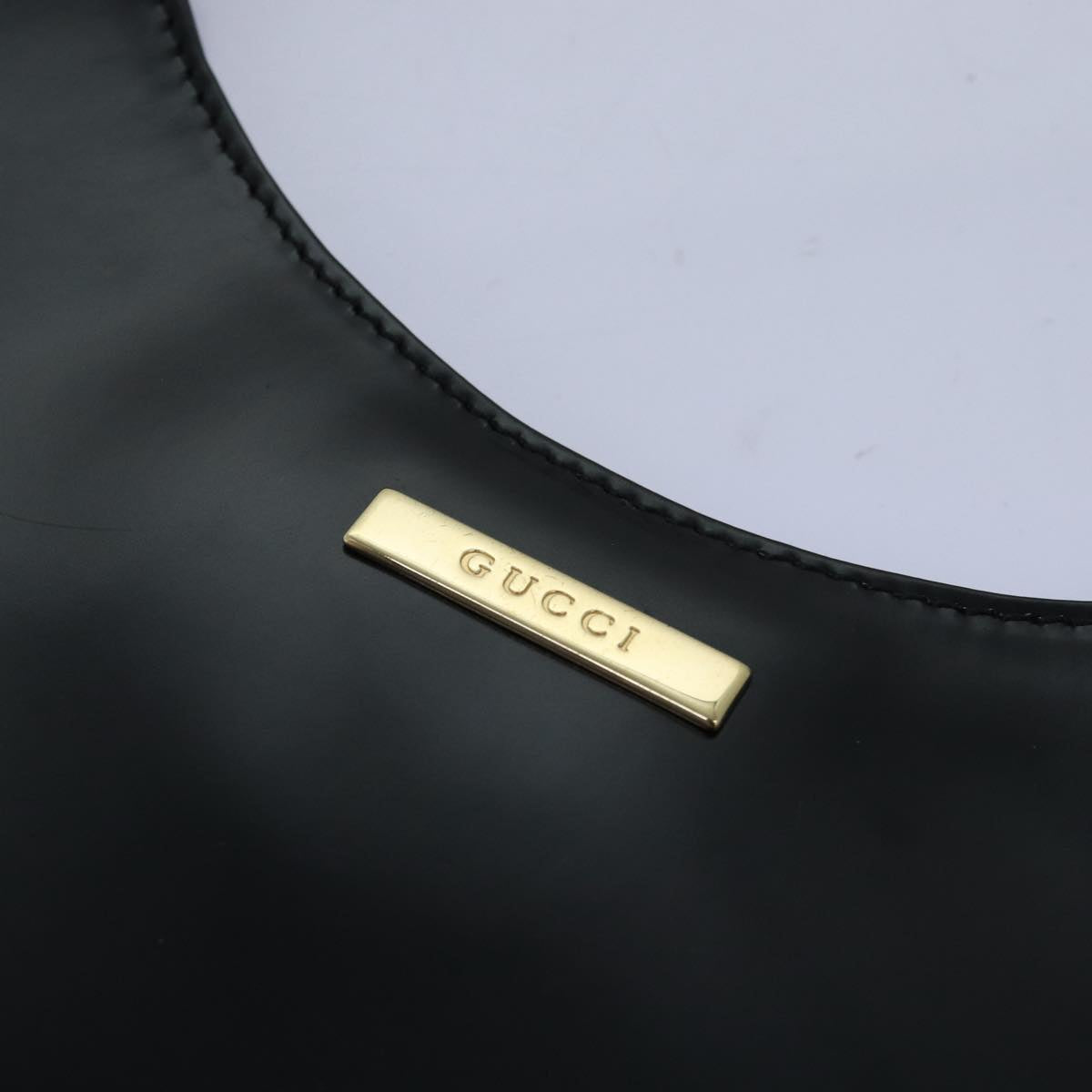 GUCCI Shoulder Bag patent Black 002 2046 0447 ar11845