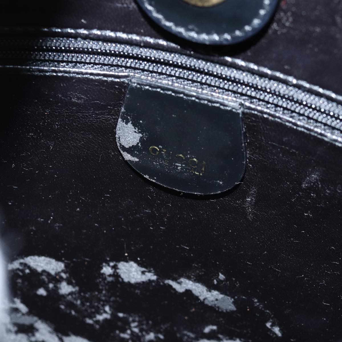 GUCCI Shoulder Bag patent Black 002 2046 0447 ar11845