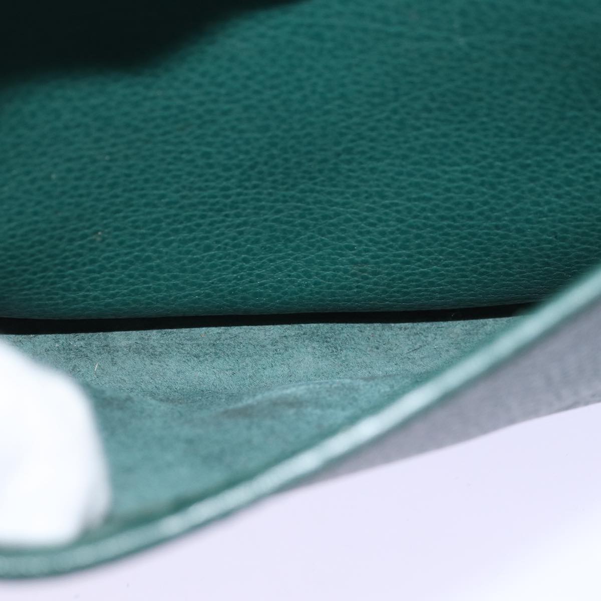 GUCCI Shoulder Bag Leather Green ar11848