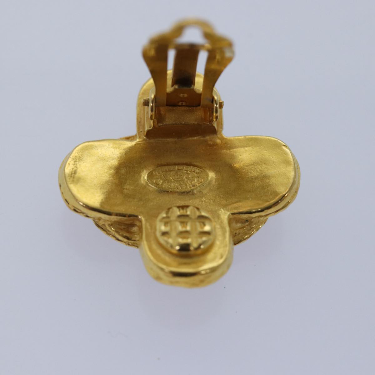 CHANEL COCO Mark Earring metal Gold CC ar11932B