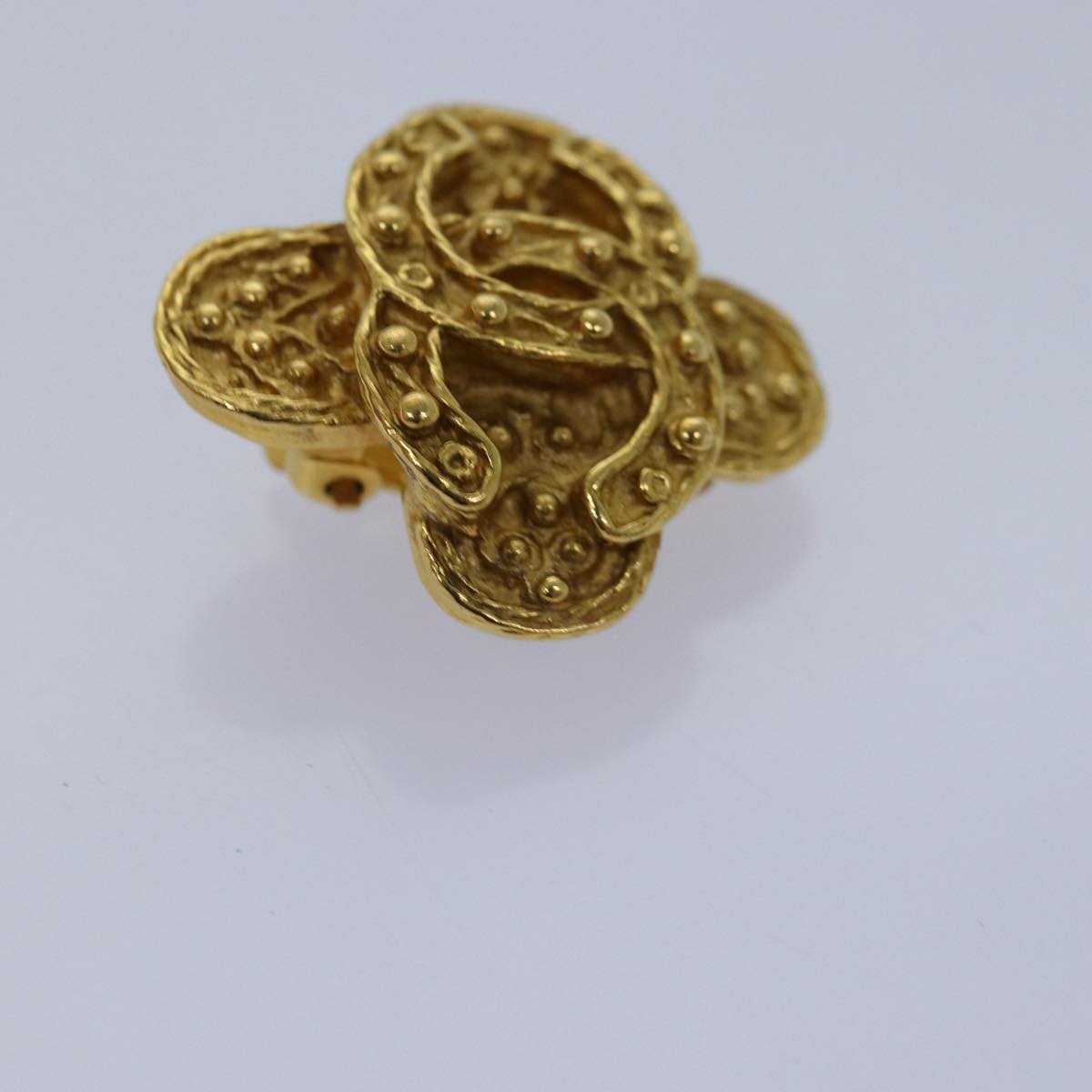 CHANEL COCO Mark Earring metal Gold CC ar11932B