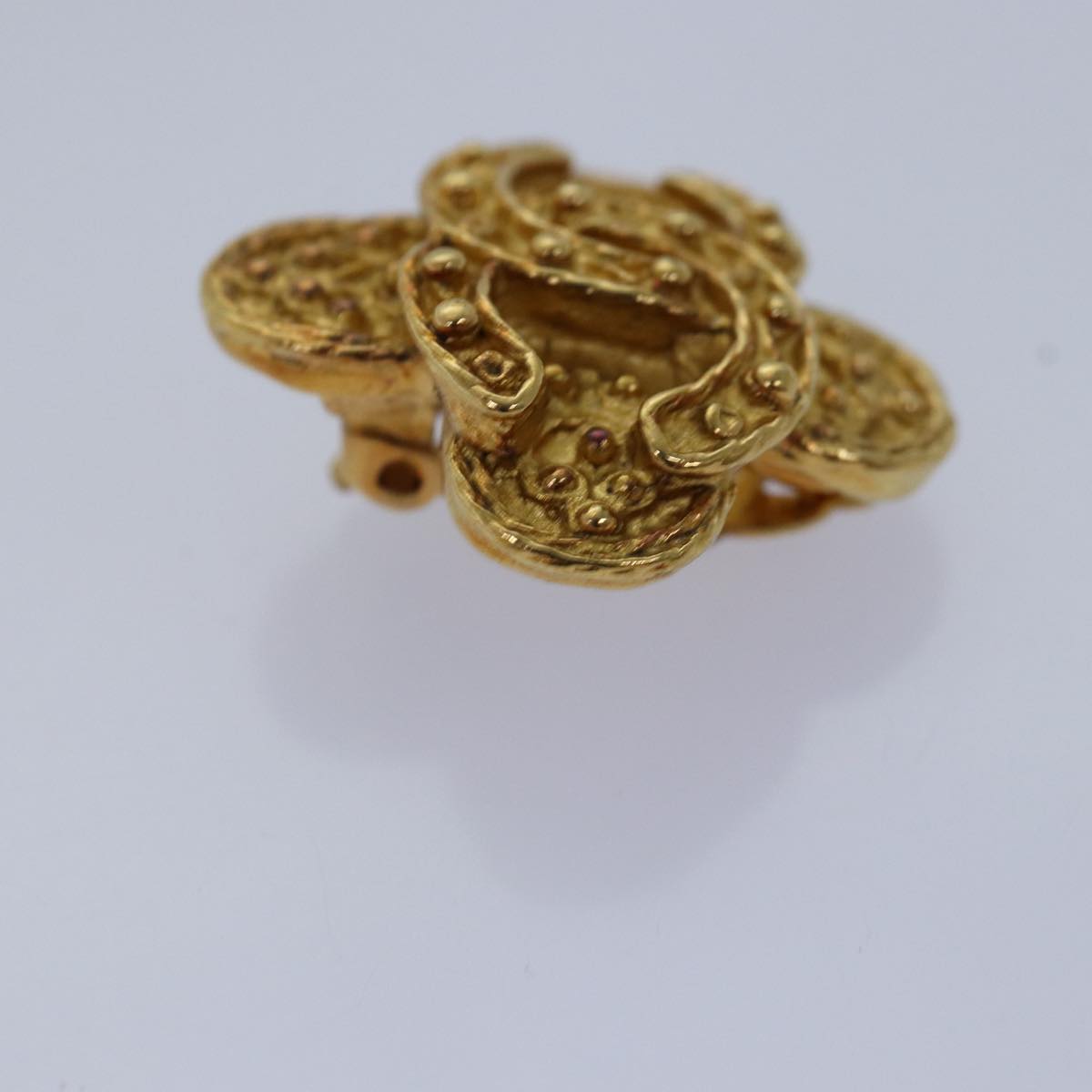 CHANEL COCO Mark Earring metal Gold CC ar11932B