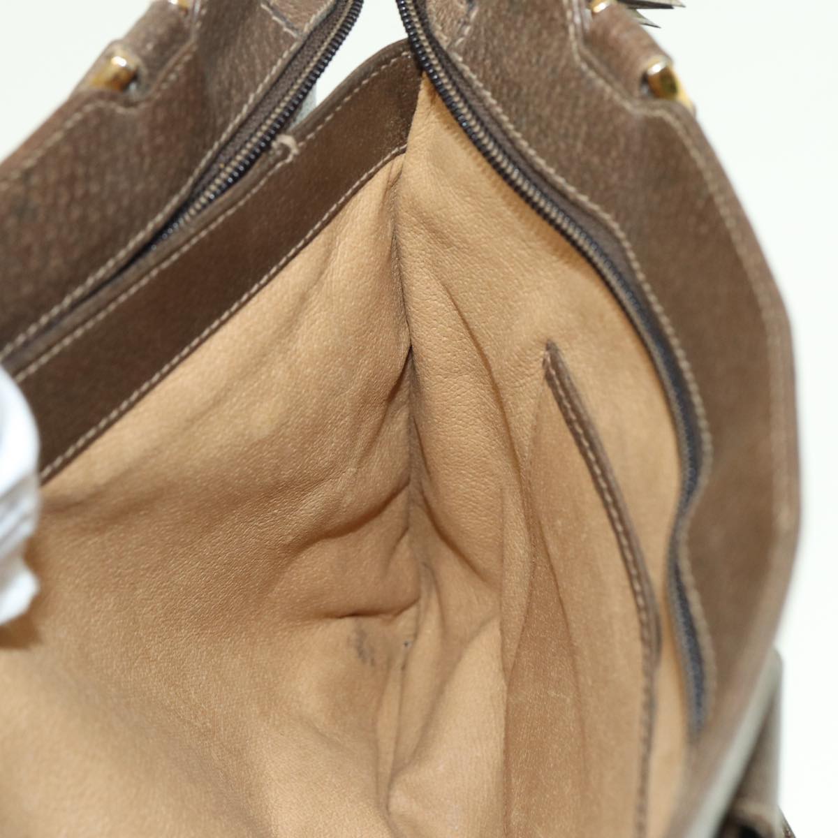 GUCCI GG Supreme Hand Bag PVC Beige 86 02 021 ar11979