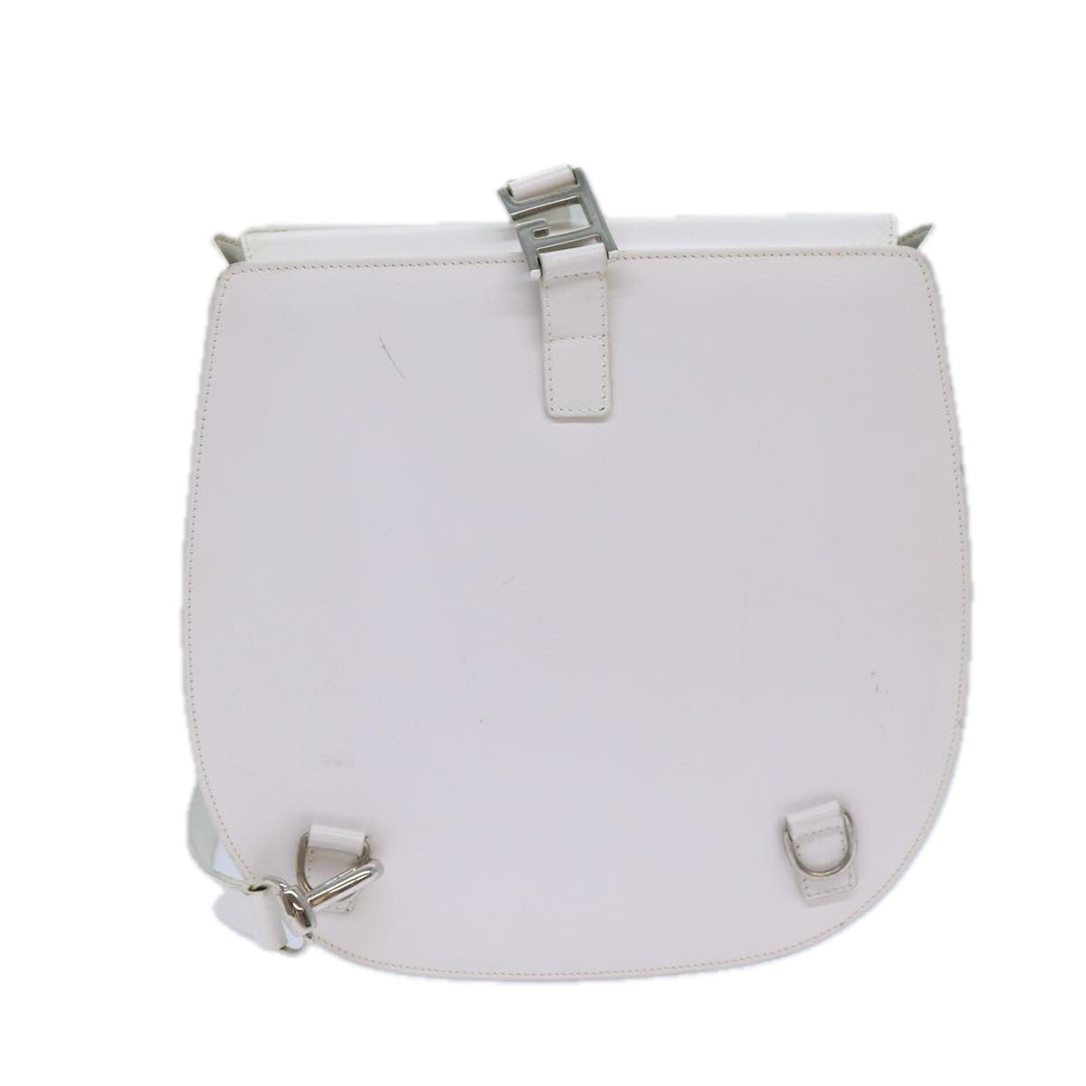 GUCCI Body Bag Leather White ar12042