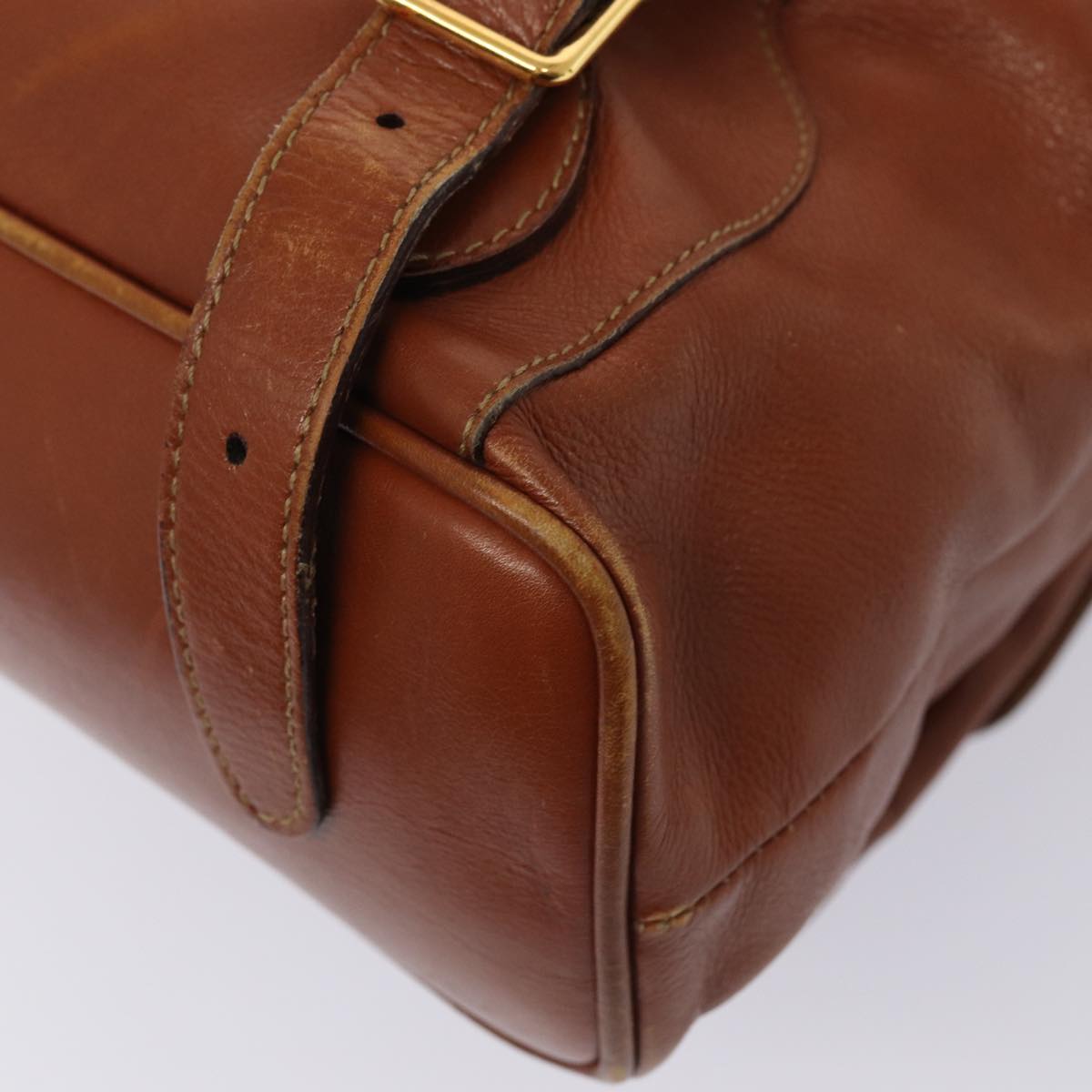 GUCCI Bamboo Backpack Leather Brown 003 2058 0016 ar12099