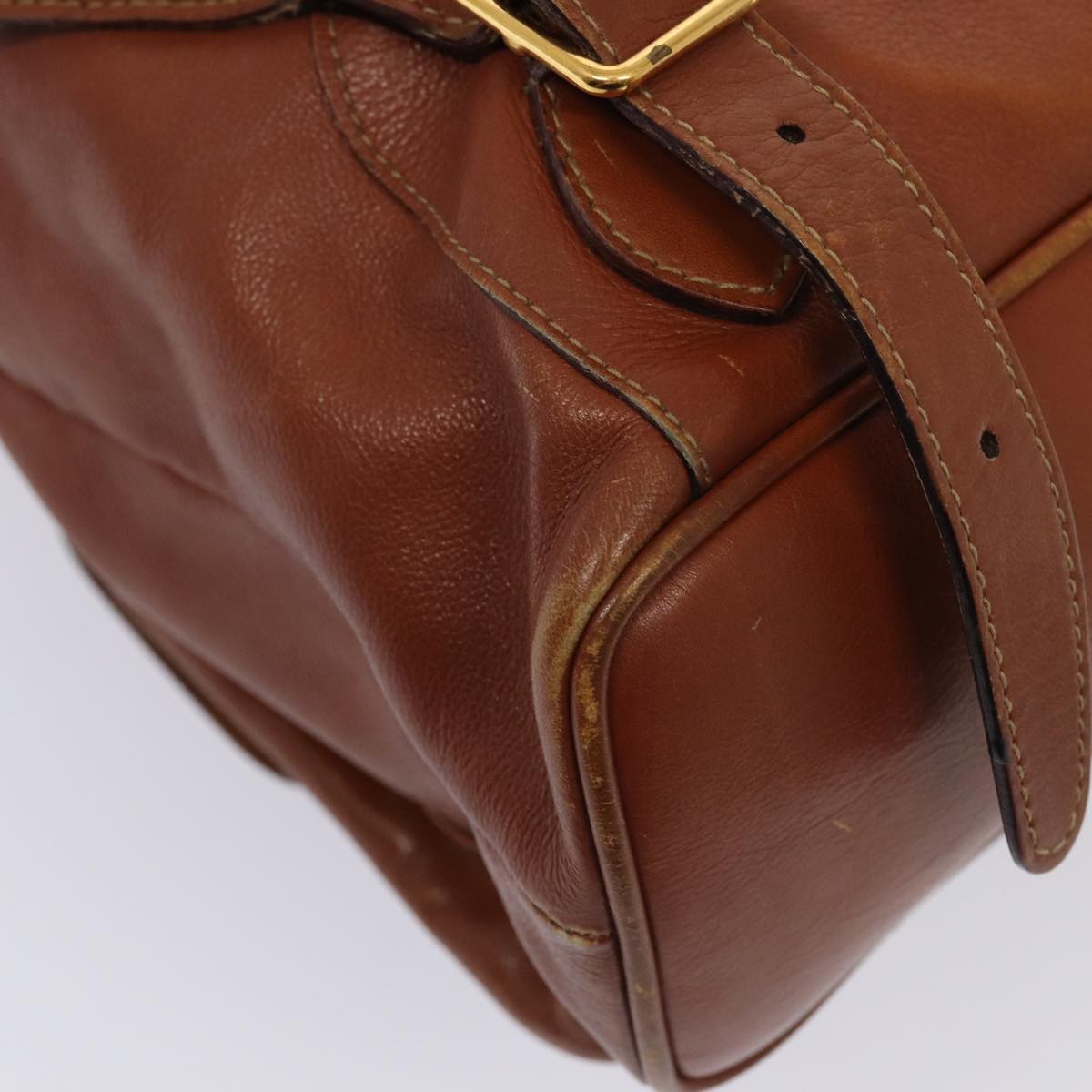 GUCCI Bamboo Backpack Leather Brown 003 2058 0016 ar12099