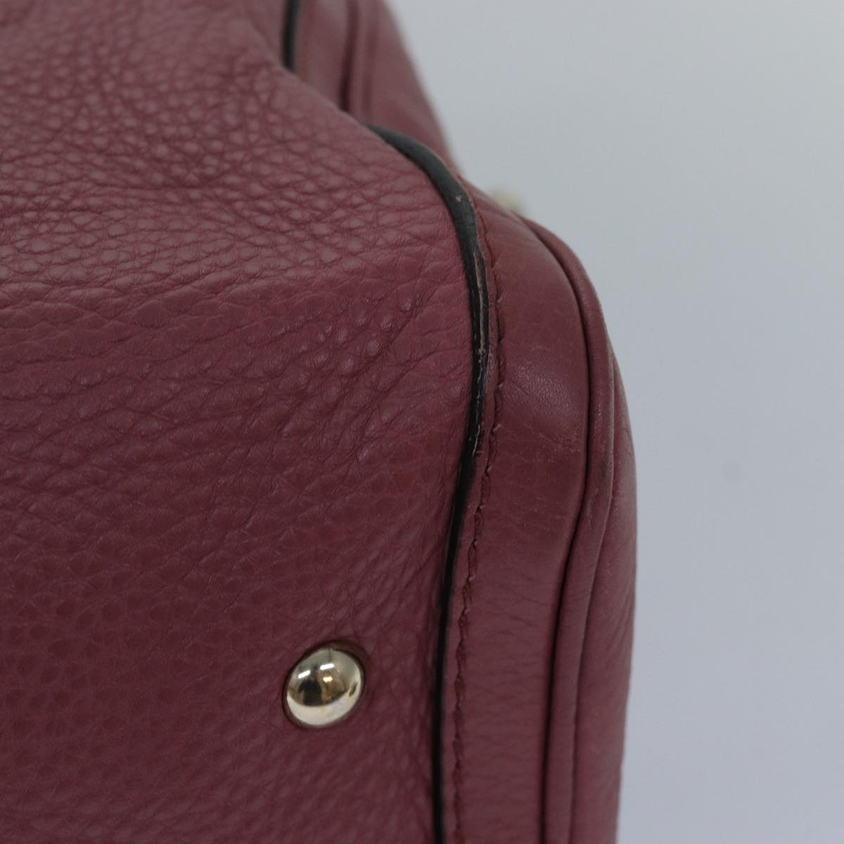 GUCCI Boston Bag Leather Pink 247205 ar12100