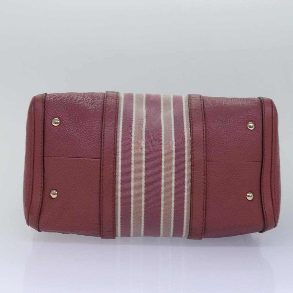 GUCCI Boston Bag Leather Pink 247205 ar12100